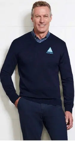 Centrecare Staff Roma Mens Knit WP916M Biz Collection